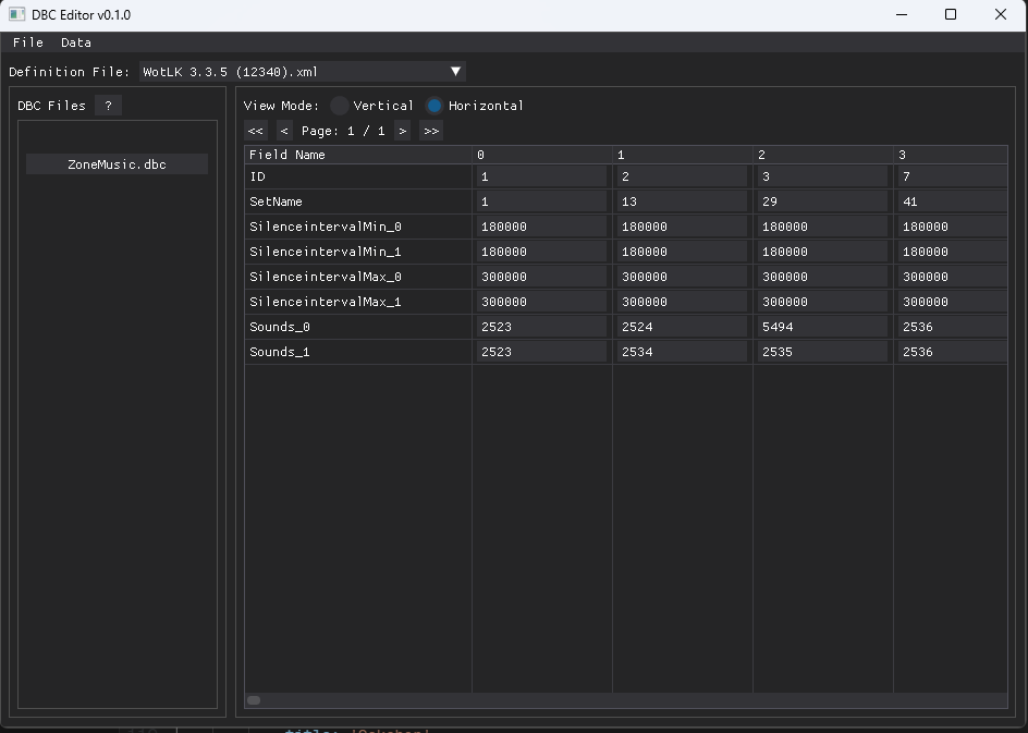Dbc Editor screenshot 1