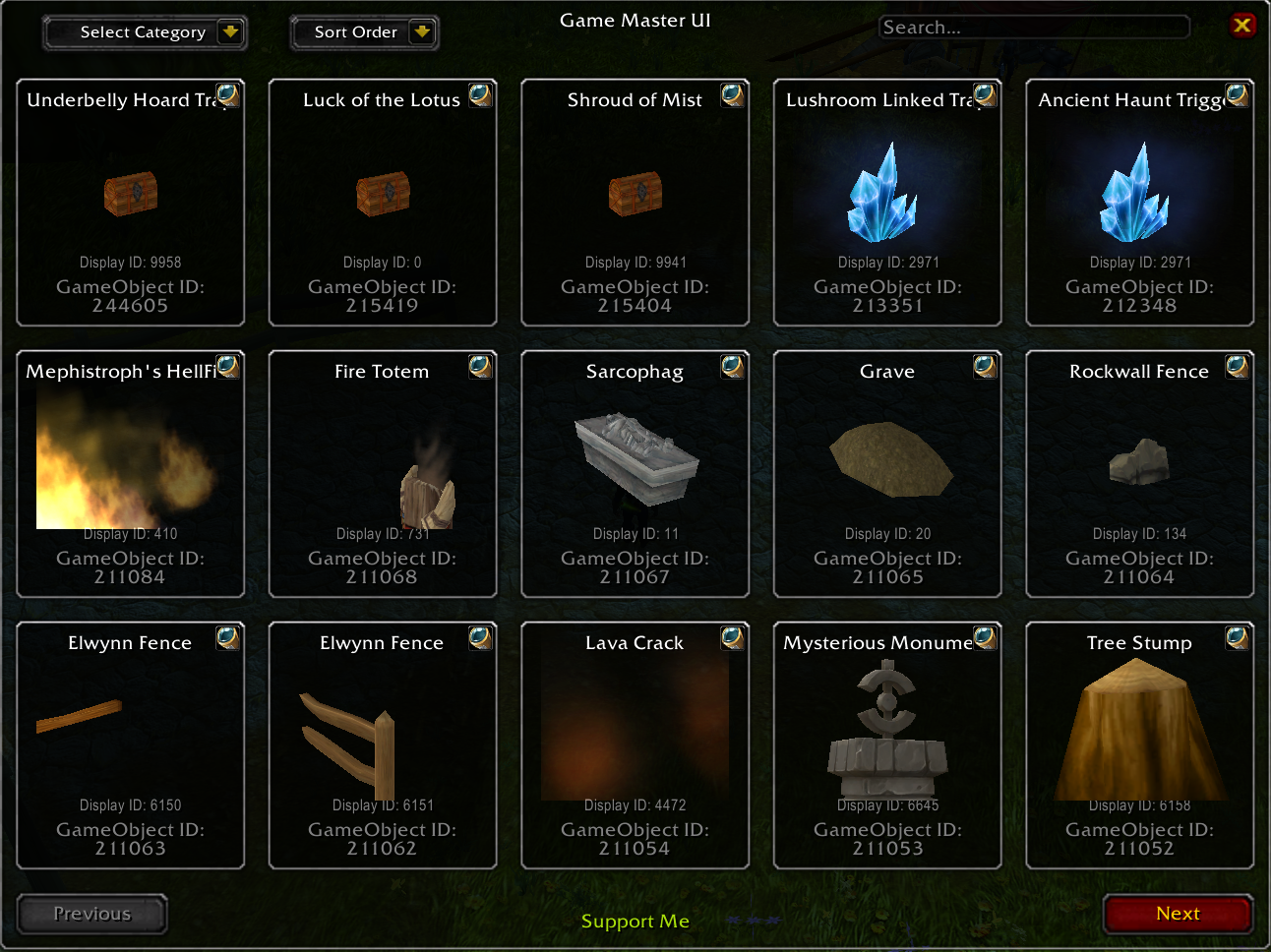 GameMasterUI screenshot 1