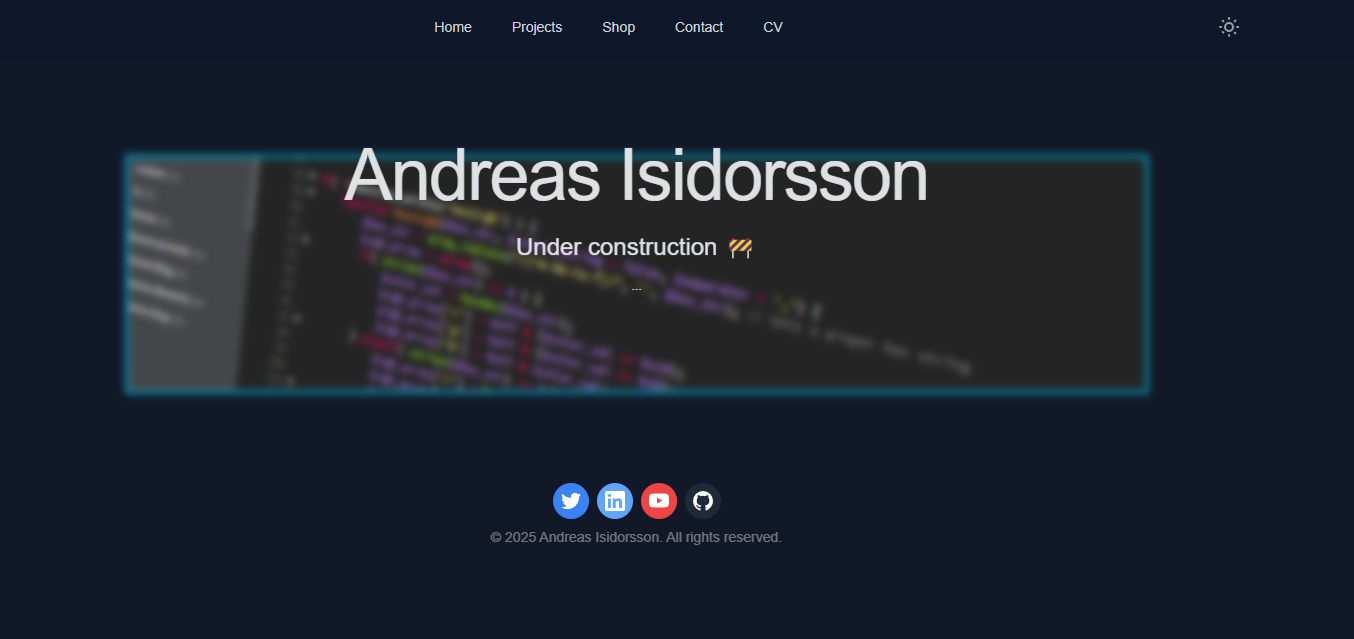 Old Portfolio (React)